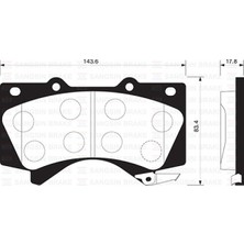 SANGSIN Mixdepo Ön Balata Toyota Land Cruiser V8 J15-J20 08 GDB3524