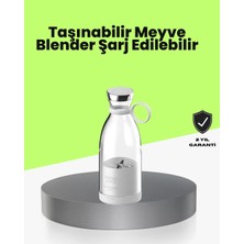 4 Bıçaklı Gıda Sınıfı Paslanmaz Çelik Taşınabilir Blender Veralya Tech