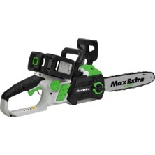 max-extra max extra mx8005 - 40 volt 4 amper akülü ağaç kesme motoru makinesi 30cm  kömürsüz motor
