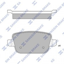 SANGSIN Mixdepo Arka Balata Mondeo 07 Galaxy 06 Smax 06 Volvo V70 08 S80 06 XC70 07 GDB1708-GDB1732