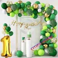 Düvenci Ticaret Çıtıpıtıstore 1 Yaş Doğum Günü Balon Zincir Set