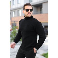 Venera Butik Erkek Boğazlı Örme Kazak