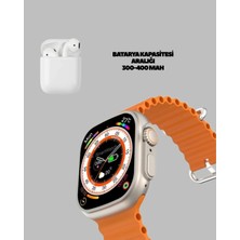Watch 9 Max Akıllı Saat Kulaklık Seti Sağlık Takipli 45 mm Geniş Ekran Veralya Tech
