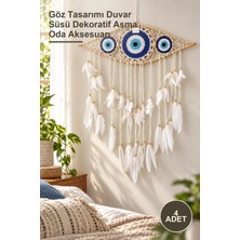 Yenilig 4 Adet Rüya Kapanı Düş Kapanı Dream Catcher – Göz Tasarımı Duvar Süsü Dekoratif Asma Oda Aksesuarı