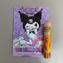 Silka 12 Li Tüp Kuru Boya ve Stickerli 16 Sayfa Boyama Kitabı  ARD1001050