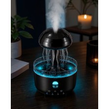 Azrlya Ultrasonik Denizanası Hava Nemlendirici Sessiz Çalışan Rgb Ortam Işıklı Aromaterapi Difüzörü