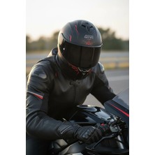 Givi Gıvı 50.x Arachno Mat / 1 Renkli 1 Şeffaf Vizörlü Motosiklet Kask