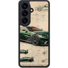 BG AKSESUAR Samsung Galaxy S26 Uyumlu Sporaraba Desenli Kamera Korumalı Darbelere Dayanıklı Kılıf