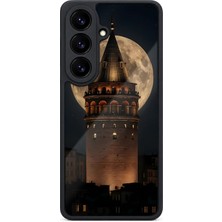 BG AKSESUAR Samsung Galaxy S26 Uyumlu Kulesi Desenli Kamera Korumalı Darbelere Dayanıklı Kılıf