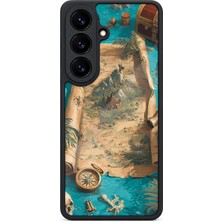 BG AKSESUAR Samsung Galaxy S26 Uyumlu Hazineharitası Desenli Kamera Korumalı Darbelere Dayanıklı Kılıf