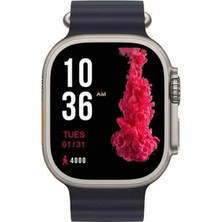 Ultra Akıllı Saat 49 mm Çift Kordonlu Arama Cevaplama Bluetooth Bağlantılı Veralya Tech