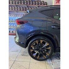 Leaf Shop Design Makyajlı Cupra Formentor Vz Jant Kaplama Sticker Set 19 Inç Artıc Jant ile Uyumlu
