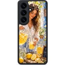 BG AKSESUAR Samsung Galaxy S26 Uyumlu Limonata Desenli Kamera Korumalı Darbelere Dayanıklı Kılıf