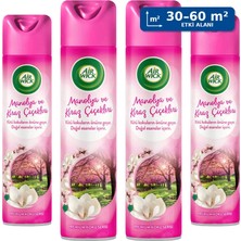 Air Wick 3 Adet Airwick Aerosol Manolya ve Kiraz Çiçeği 300 ml x 4 Adet Çok Al Az Öde