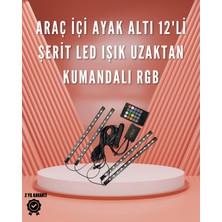 12V LED Işık Seti – Kumandalı ve Renk Ayarlı