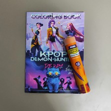 Silka 12 Li Tüp Kuru Boya ve Stickerli 16 Sayfa Boyama Kitabı  ARD1001051