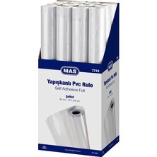 Mas Yapışkanlı Pvc-Laminasyon Rulo Dijifix 45*200 Şeffaf