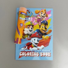 Silka 12 Li Tüp Kuru Boya ve Stickerli 16 Sayfa Boyama Kitabı  ARD1001038