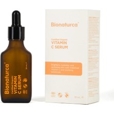 Bionaturca Organik Sertifikalı C Vitaminli Aydınlatıcı Yüz Serumu 30 ml