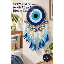 Yenilig 5 Adet Düş Kapanı – 32X70 cm Duvar Askılı Rüya Süsü Dream Catcher
