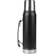 2 Adet Globox BS266-2 Çelik Termos 1000 ml Siyah