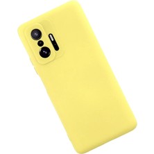 Magicool Xiaomi Mi 11T Pro Kılıf Nano Içi Kadife Silikon - Sarı