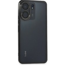 Magicool Xiaomi Redmi 13C Kılıf Razer Lensli Silikon - Siyah