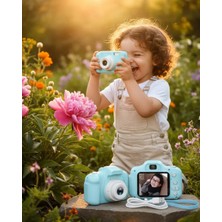 Mavi Kompakt Mini Kamera Hd Video ve Fotoğraf Çekim Özellikli Şarjlı Model Veralya Tech