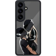BG AKSESUAR Samsung Galaxy S26 Uyumlu Motosikletçi Desenli Kamera Korumalı Darbelere Dayanıklı Kılıf