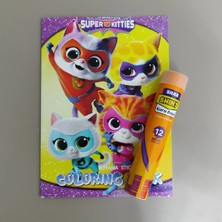 Silka 12 Li Tüp Kuru Boya ve Stickerli 16 Sayfa Boyama Kitabı  ARD1001040