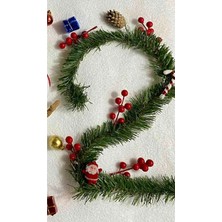 Empressco Yılbaşı 5 Metre Yeşil Çam Garland Sarmal Tel Dekorasyon