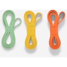 domyos 3'lü direnç bandı seti - 10/20/30 kg - 3 aylık  freeletics teklifi