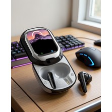 Azrlya Kişiselleştirilebilir LED Ekranlı Bluetooth Kulaklık – Oyun & Müzik Modlu