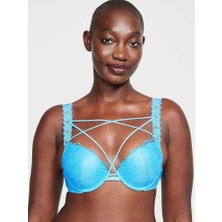 Victoria's Secret Gül Dantelli Push-Up Sütyen