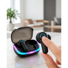 Azrlya Bluetooth 5.4 Tws Kablosuz Kulaklık Quad Enc Mikrofonlu Rgb Şarj Kutulu Hd Ses