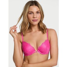 Victoria's Secret Gül Dantelli Push-Up Sütyen