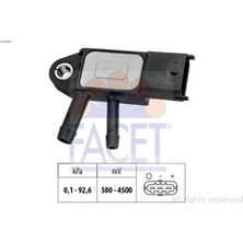 Map Sensörü - (Fiat Sedici, Ducato, 500, Panda, Grande Punto, Punto, Doblo, Tipo, Freemont, Bravo, Croma, Fiorino, Qubo, Idea, Strada, Linea, Egea, 159, Giulietta, Mito, Spider, Giulia, Stelvio, Brera) - (FACET-103292)