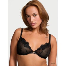 Victoria's Secret Güllü Tül Astarsız Demi Sütyen
