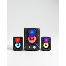 Azrlya Renkli LED Işıklı Hoparlör