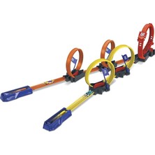 Wheels Çok Çemberli Yarış Seti™ Hot Wheels Çok Çemberli Yarış™ Oyun Seti ve 1 Araba, 4-10 Yaş Arası Çocuklar Için Hediye HDR83