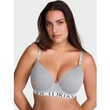 Victoria's Secret Perfect Shape Pamuklu Logo Detaylı Push-Up Sütyen