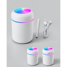 Azrlya Hava Nemlendirici Buhar Makinesi LED Işıklı USB Dekoratif Nemlendirici