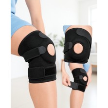 Azrlya Ligamentli Diz Desteği Kısa Dizlik Ayarlanabilir Cırtlı Açık Patella Tasarım