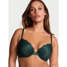 Victoria's Secret Gül Dantelli Push-Up Sütyen