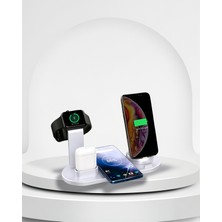 Azrlya Iphone, Apple Watch ve Airpods ile Uyumlu 4'ü 1 Arada Şarj Ünitesi – Tüm Apple Cihazları Tek Noktada