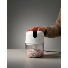 Azrlya USB Şarjlı Mini Rondo Sarımsak Soğan Zencefil