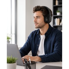 Azrlya Geniş Frekans Aralıklı Bluetooth Kulak Üstü Kulaklık