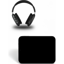 Azrlya Kulak Üstü Kablosuz Bluetooth Kulaklık Yumuşak Süngerli Sd Kart Girişli