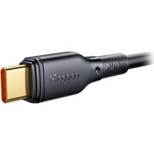 Mcdodo CA-3310 240W Type-C To Type-C E-Marker Çipli Hızlı Data Şarj Kablosu 1.2m - Siyah