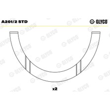 Ana Yatak - (Fiat Croma, Ducato, Punto, Tipo, Bravo, Talento, Fiorino, Coupe, 124, Uno, Strada, Brava, Palio, Ritmo, Tempra, 131, Regata, 125, 238, Argenta, Siena, Campagnola, Duna, Elba, Premio, Egea, 164, 155, 145) - (GLYCO-A2012STD)